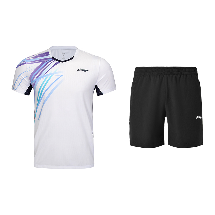 Li Ning Badminton Collection Casual Sportswear Unisex White Black