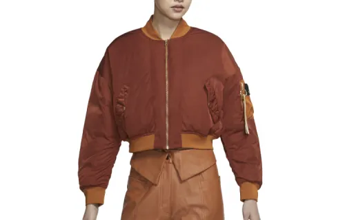 Jordan Winter orange down jacket for leisure