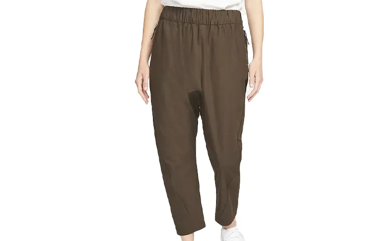 Nike Esc Series Casual Pants Women's Velvet Brown Moderate Straight Fit Pants