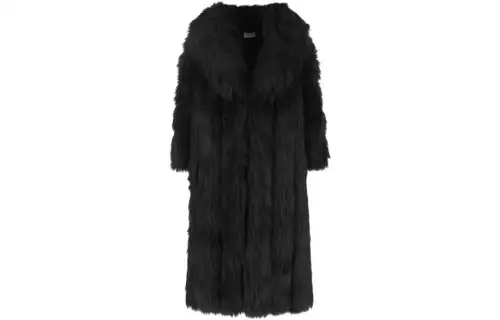 SAINT LAURENT Coat Women's Black