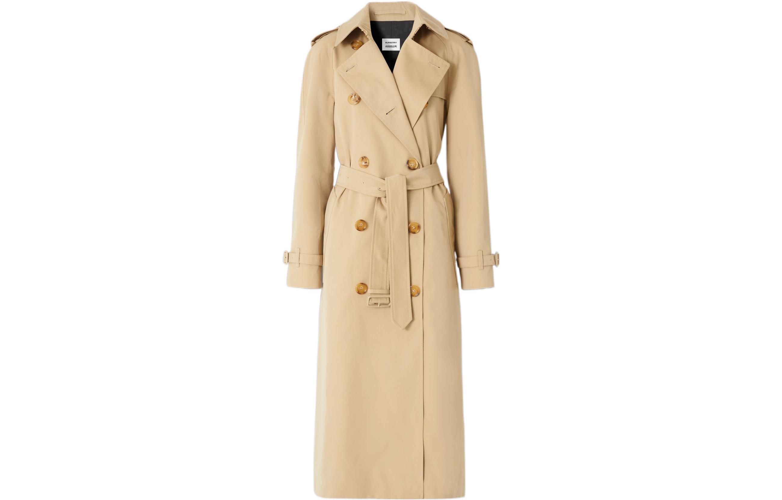 Burberry X Minecraft Monogram Motif Waterloo Trench Coat Honey