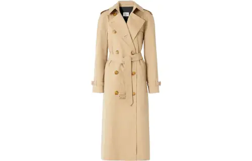 Burberry X Minecraft Monogram Motif Waterloo Trench Coat Honey