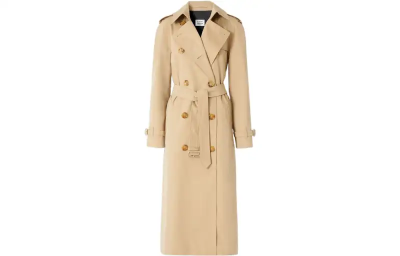 Burberry X Minecraft Monogram Motif Waterloo Trench Coat Honey