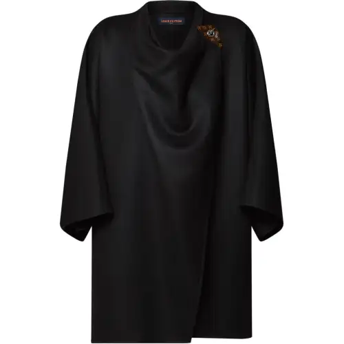 LOUIS VUITTON Drape Front Coat