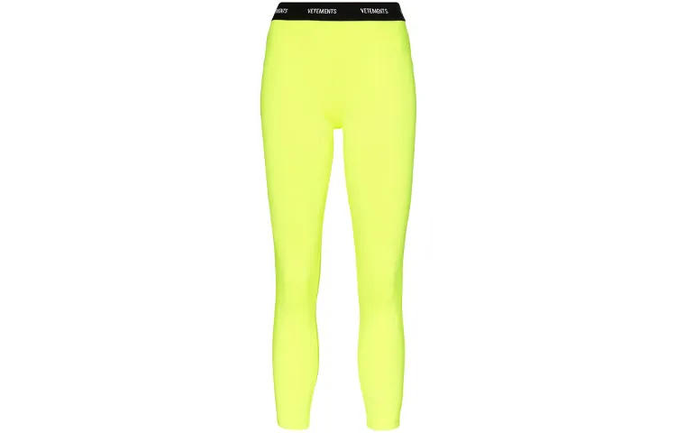 Vetements Leggings Women's Neon Green Moderate