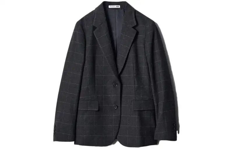 UNIQLO X JW Anderson Uniqlo Jw Anderson Co Branded Series Business Suits Women's Dark Gray Suit Collar Moderate Other