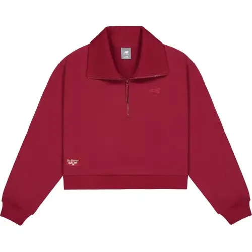 New Balance FW24 Sweatshirt Women's Red