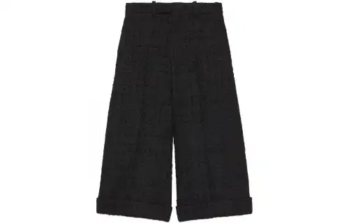 【Previous Season】wide-leg tweed culottes