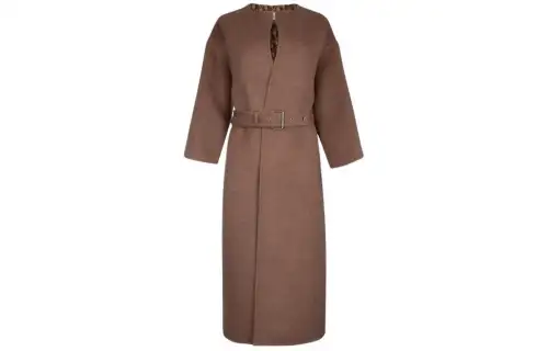 DIOR Coats Women's Brown Moderate