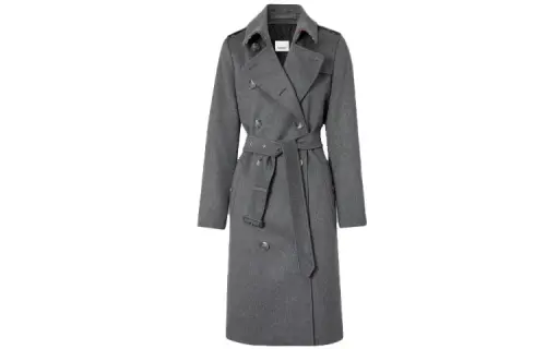 Burberry Trench Coat Women's Medium Heather Gray