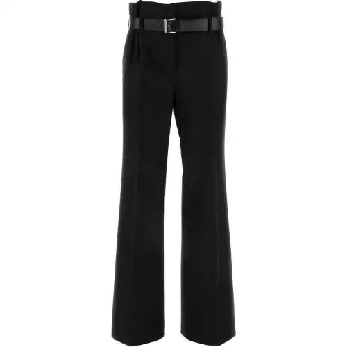 Prada Belted Pleated Trousers