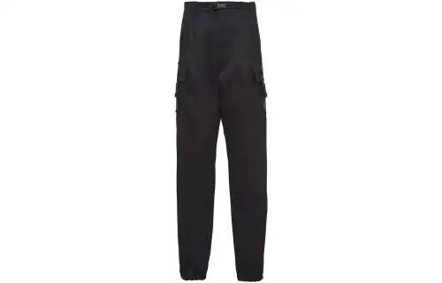 MIU MIU Casual Pants Women's Black Moderate Cuffed Pants