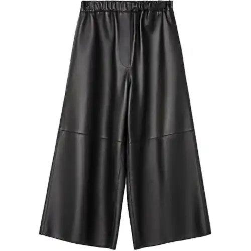 LOEWE Leather Cropped Trousers
