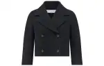 DIOR Coats Women's Lapel Moderate Straight Fit
