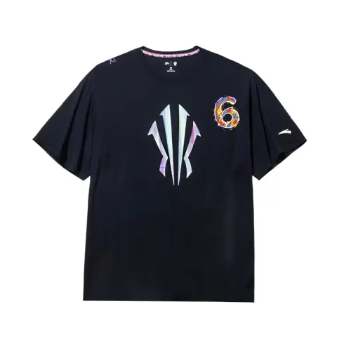 Anta Variety Training Collection T Shirt Unisex Basic Black