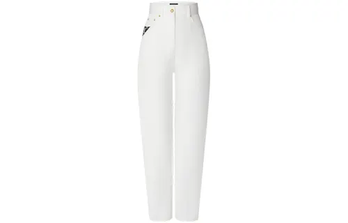 LOUIS VUITTON SS22 Casual Pants Women's White