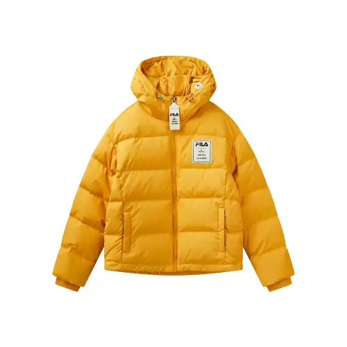 FILA MIHARA Down Jacket Women's Mango Gold Yellow