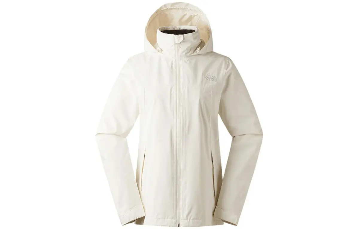 THE NORTH FACE Urban Exploration Waterproof And Windproof Windbreaker Jacket Women's Ecru