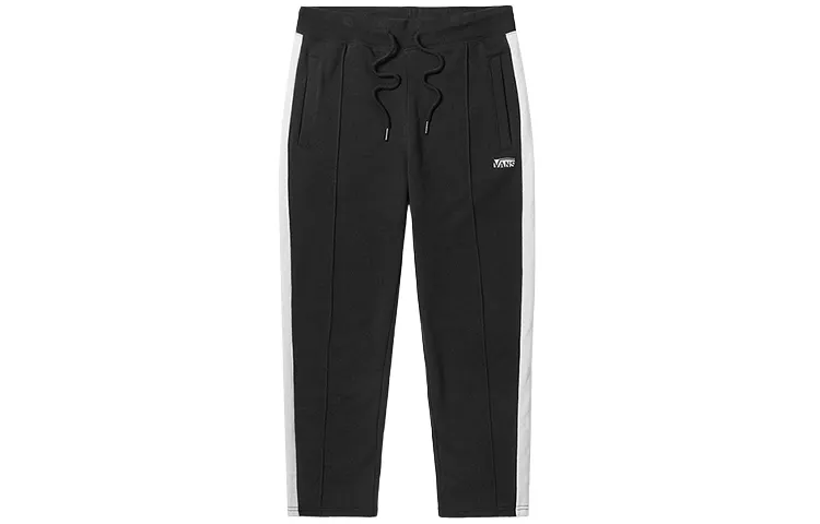 Vans Knitted Sweatpants Women's Black Moderate Straight Fit Pants