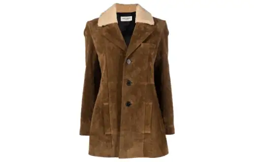 SAINT LAURENT Single-Breasted Long-Sleeved Jacket