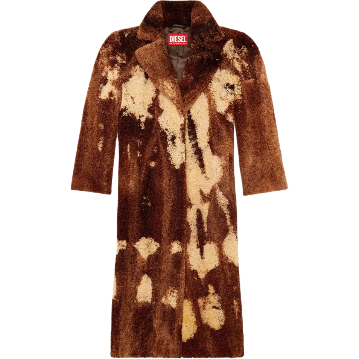 DIESEL W-Illow Teddy Fleece Long Coat