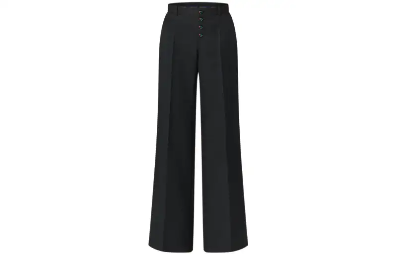 LOUIS VUITTON x Yayoi Kusama SS23 Casual Pants Women's Black