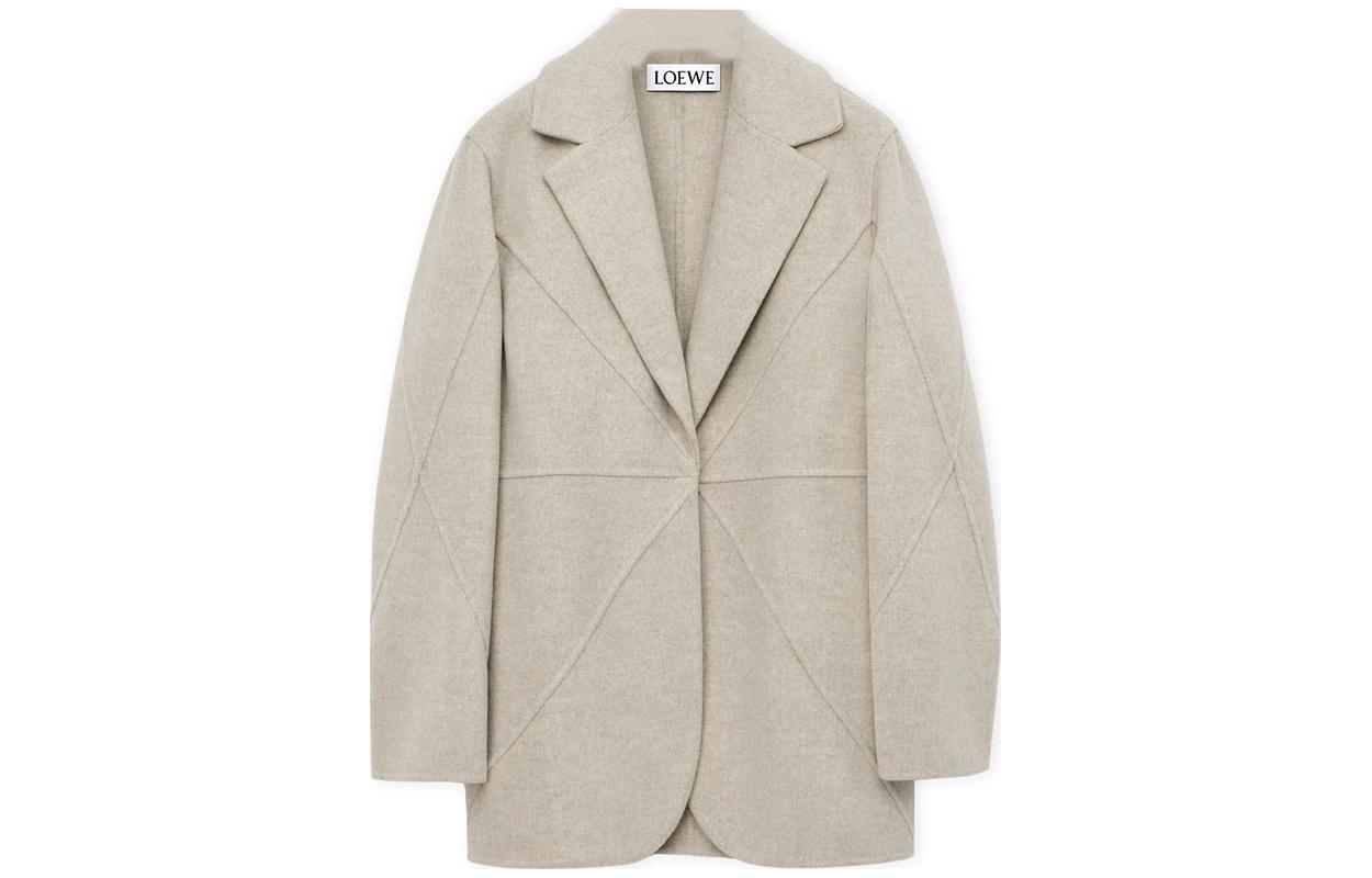 LOEWE FW23 Coat Women's Light Beige
