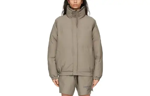 Fear Of God Essentials Puffer Jacket Women's Cement