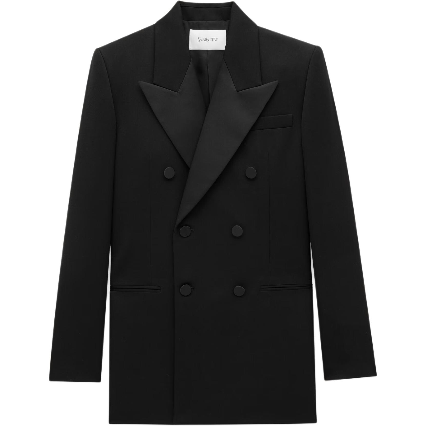 Женский жакет SAINT LAURENT (черный)