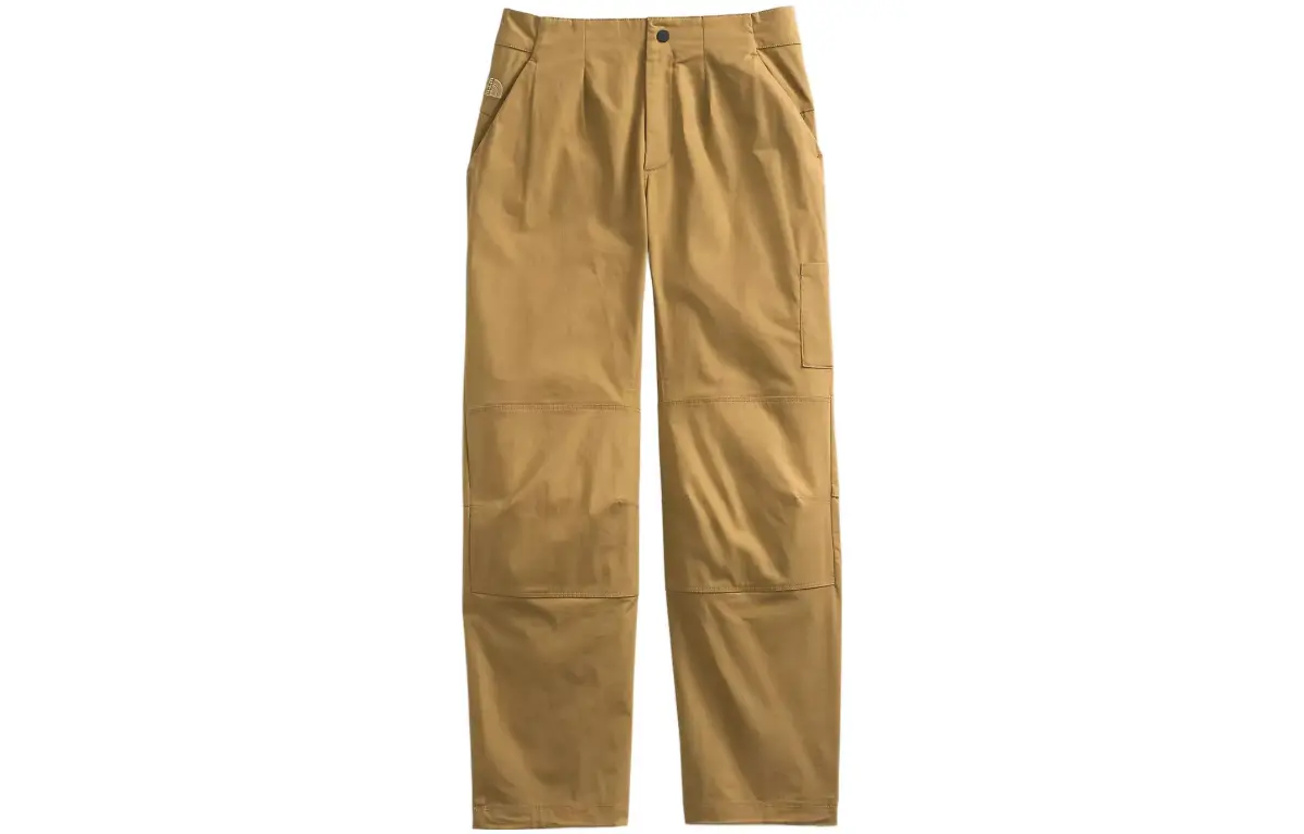 THE NORTH FACE Casual Pants Women's Khaki Moderate Straight Fit Pants