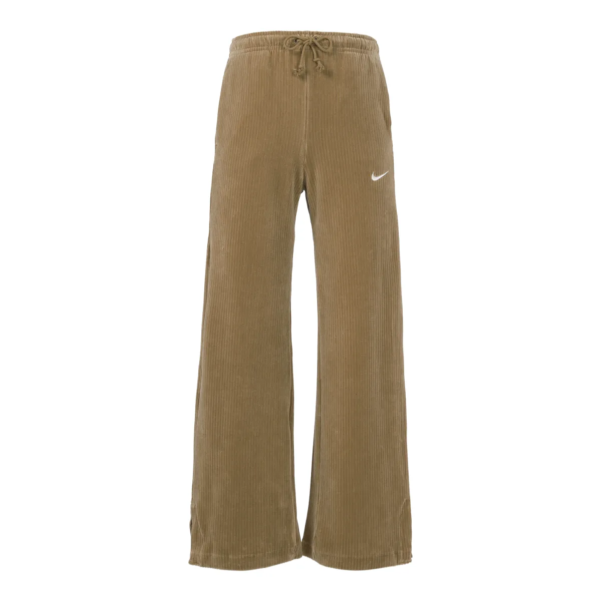 Nike W Nsw Velour Wide Leg Pants Khaki