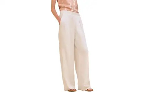 HERMES SS24 Casual Pants Women's White