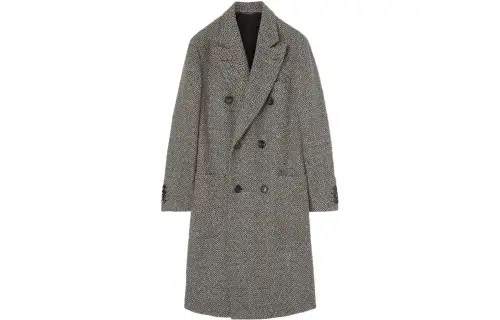 Loro Piana Coats Women's Gray Lapel Moderate Straight Fit