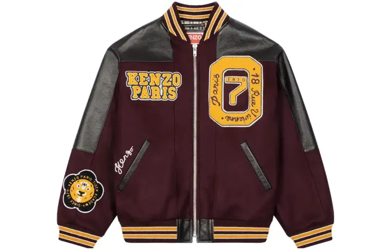 KENZO Tiger Academy appliqué Varsity Jacket