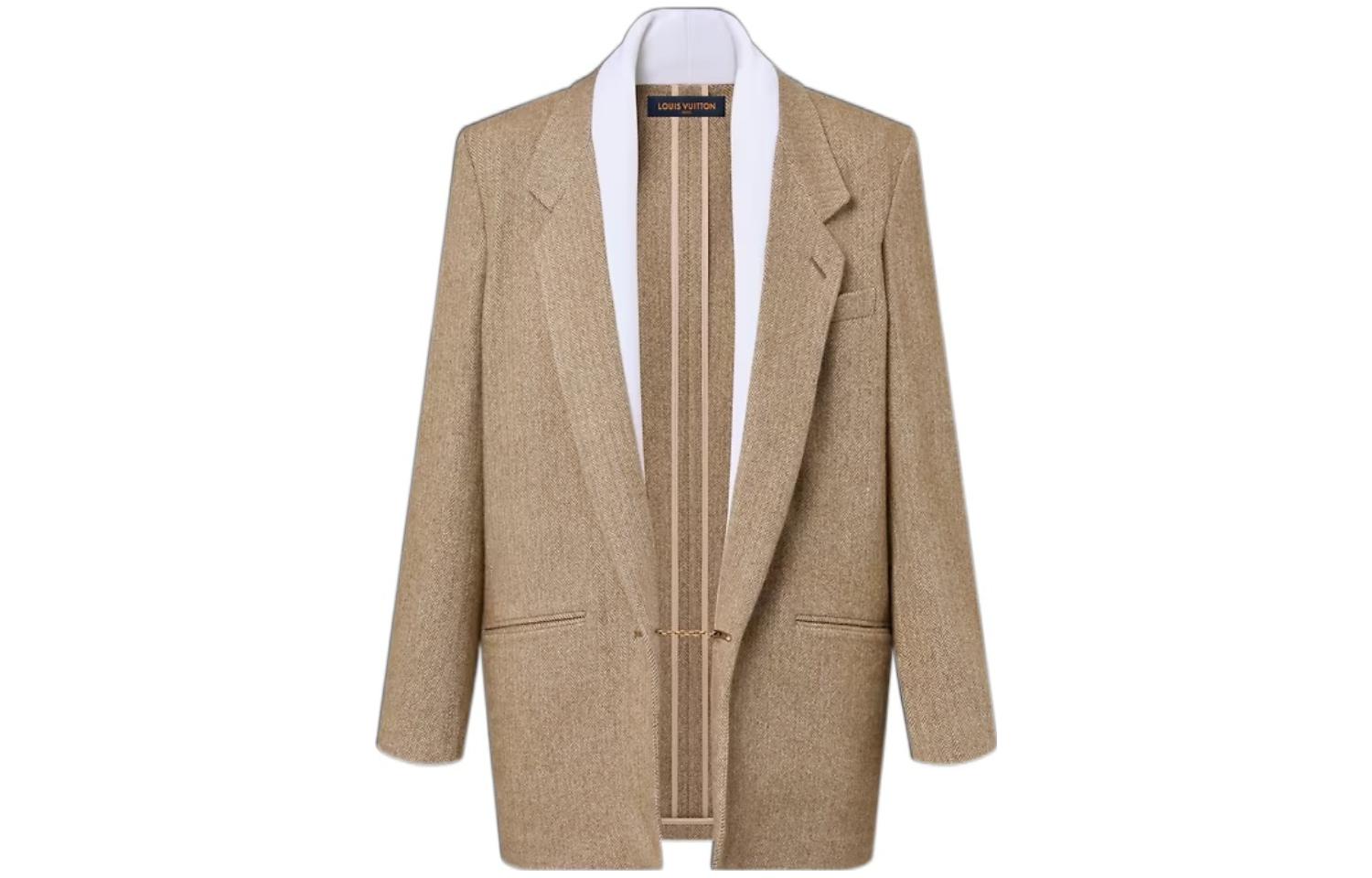 LOUIS VUITTON Business Suit Coat Women's Brown