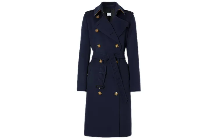 Burberry Trench Coat Women's Marine Blue