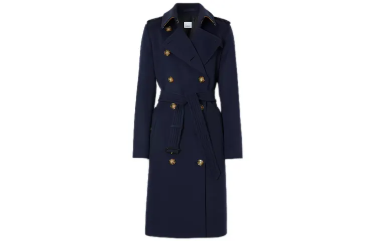 Burberry Trench Coat Women's Marine Blue