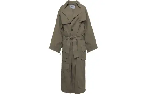 Balenciaga Trench Coat Women's Light Umber