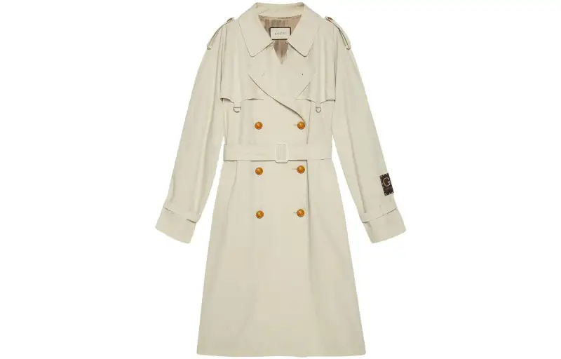 【Previous Season】logo-patch trench coat