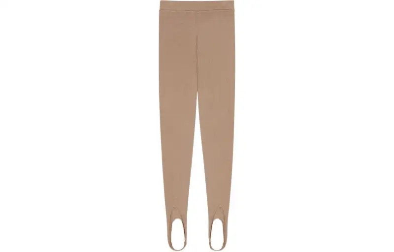 high-waisted stirrup leggings