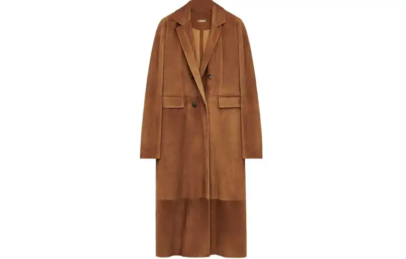 LOEWE SS24 Leather Jacket Women's Tobacco