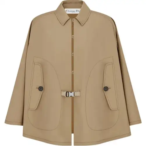 DIOR Quarterly New Products Cloaks Women's Brown Moderate