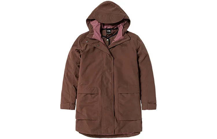 THE NORTH FACE Waterproof Windbreaker Jacket Women's Cameo Brown
