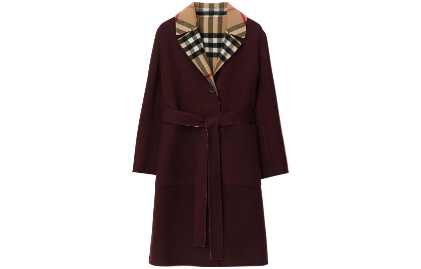 Женское пальто Burberry (медово-розовое)
