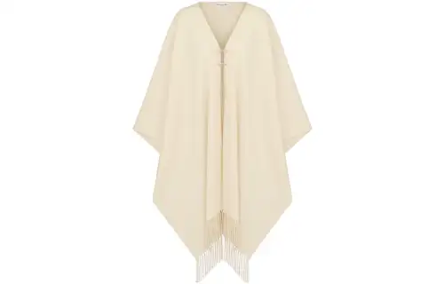 DIOR Cloaks Women's Ecru Moderate
