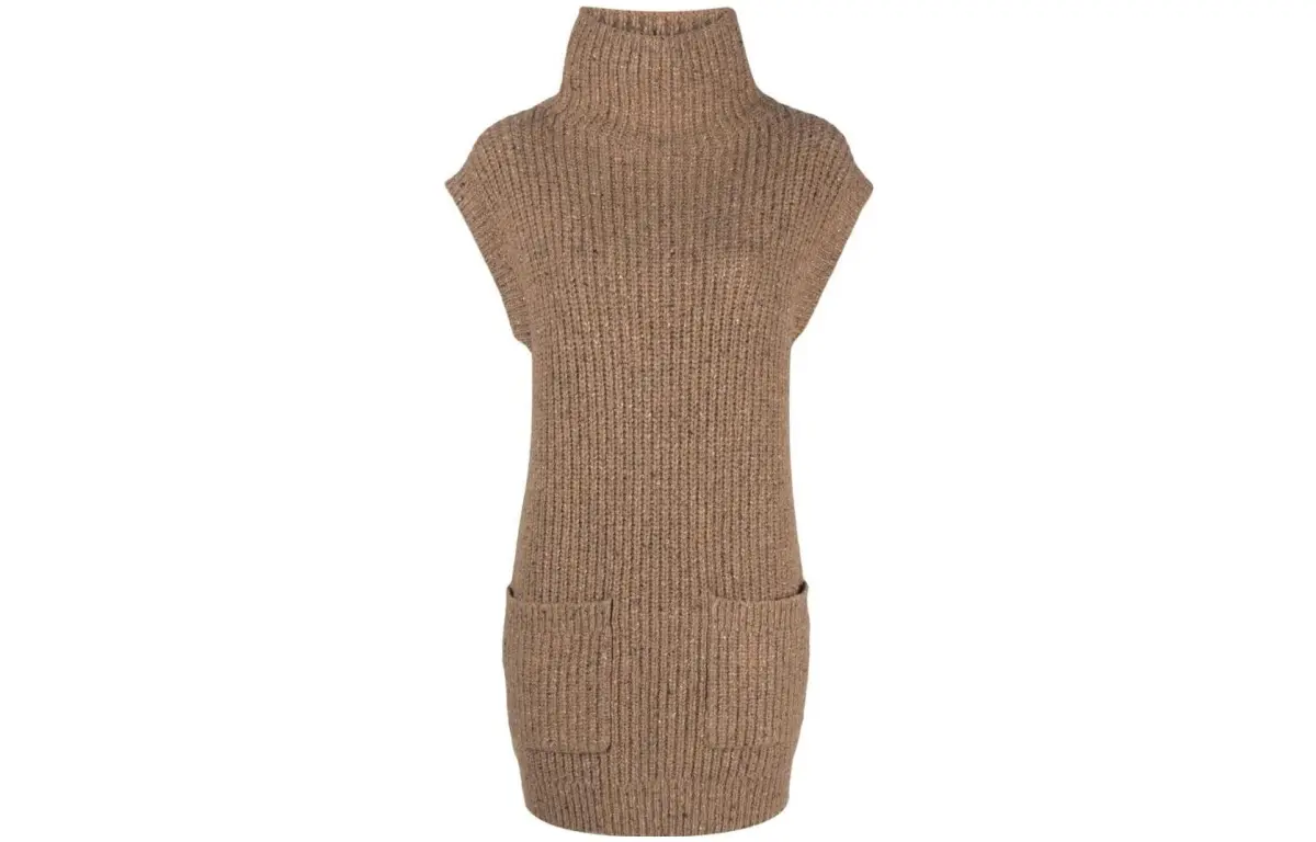 Polo Ralph Lauren Vests Women's Umber Moderate Knitted Fabric