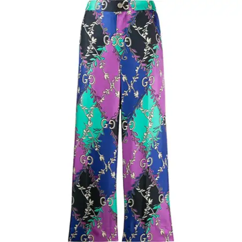 GUCCI Casual Pants Women's Multicolor Moderate Straight Fit Pants