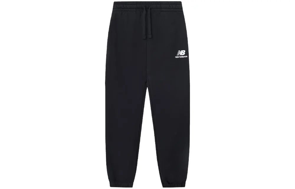New Balance Knitted Sweatpants Women's Black Moderate Cuffed Pants