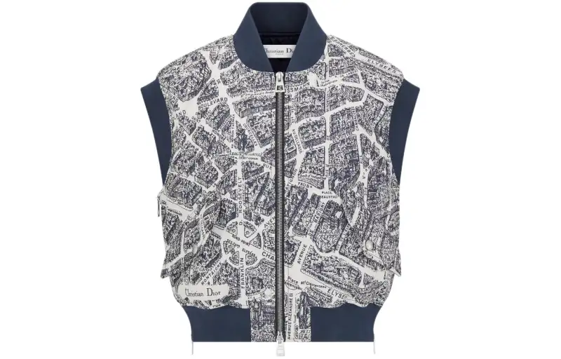 DIOR Vests Women's Marine Blue Moderate