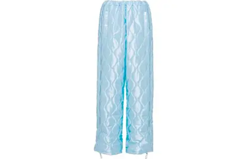 MIU MIU Casual Pants Women's Blue Moderate Straight Fit Pants